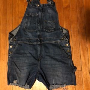 Denim short Overalls
